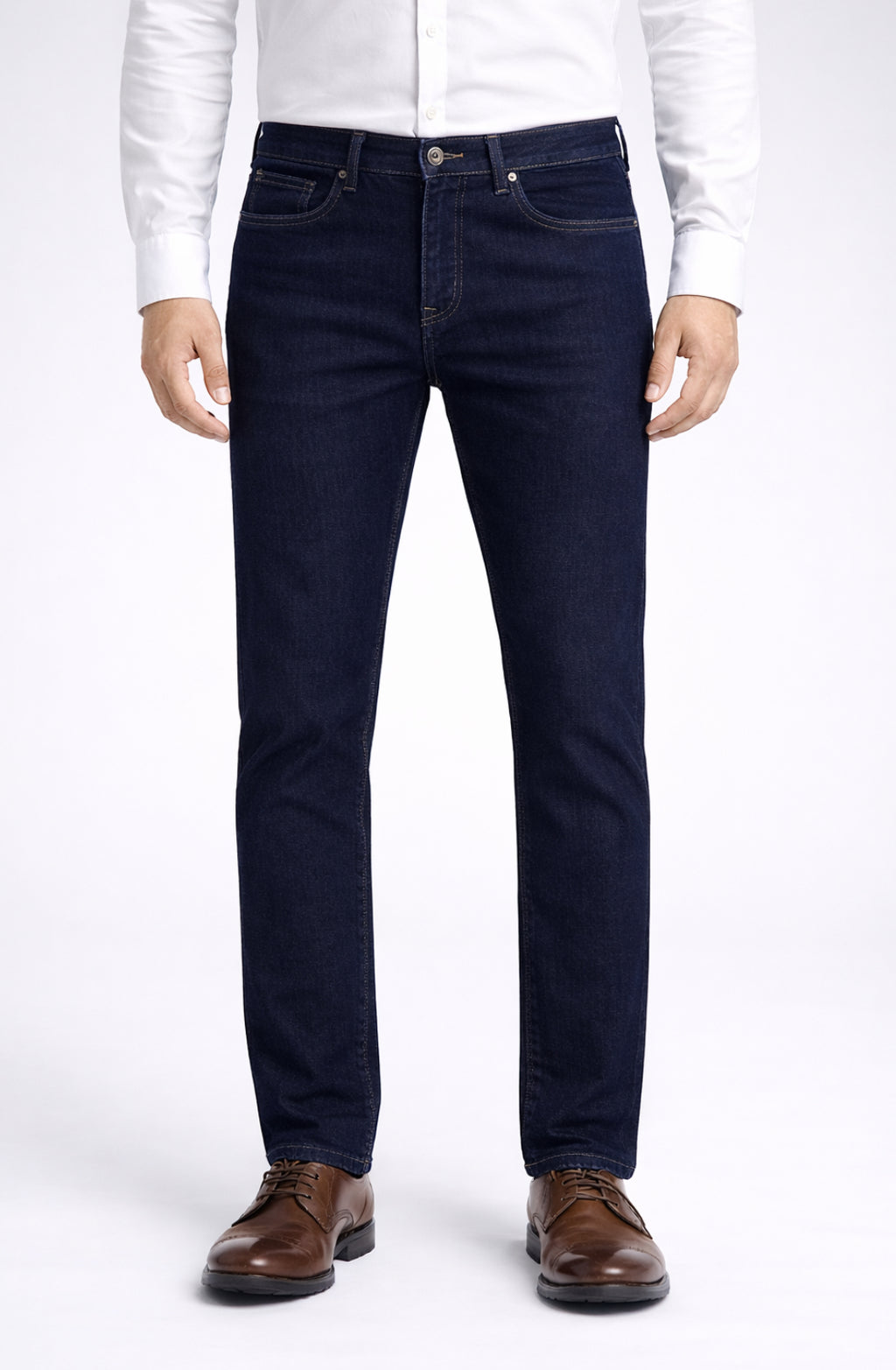 Mens Dark Blue Relaxed fit Jeans