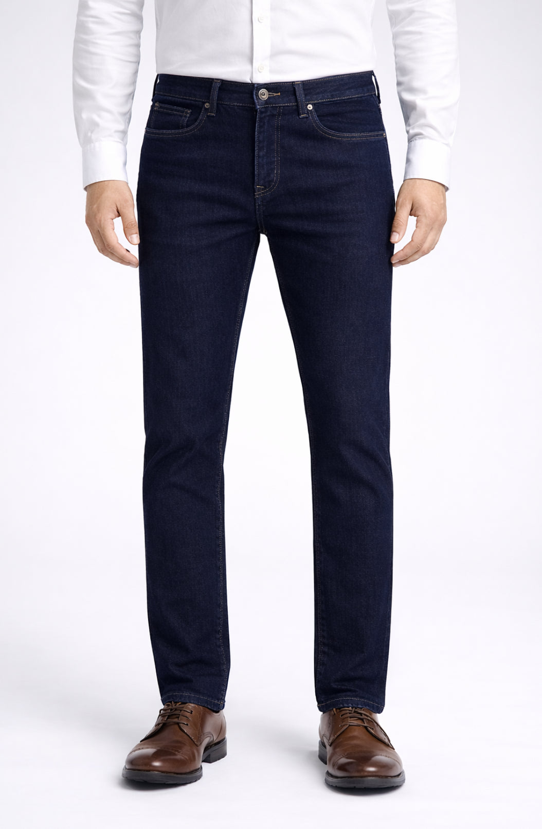 Mens Dark Blue Relaxed fit Jeans