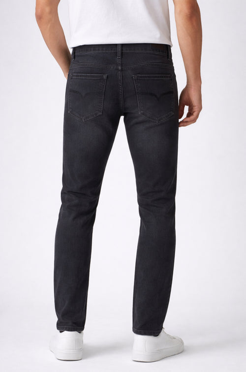 Mens Black Regular Fit Jeans