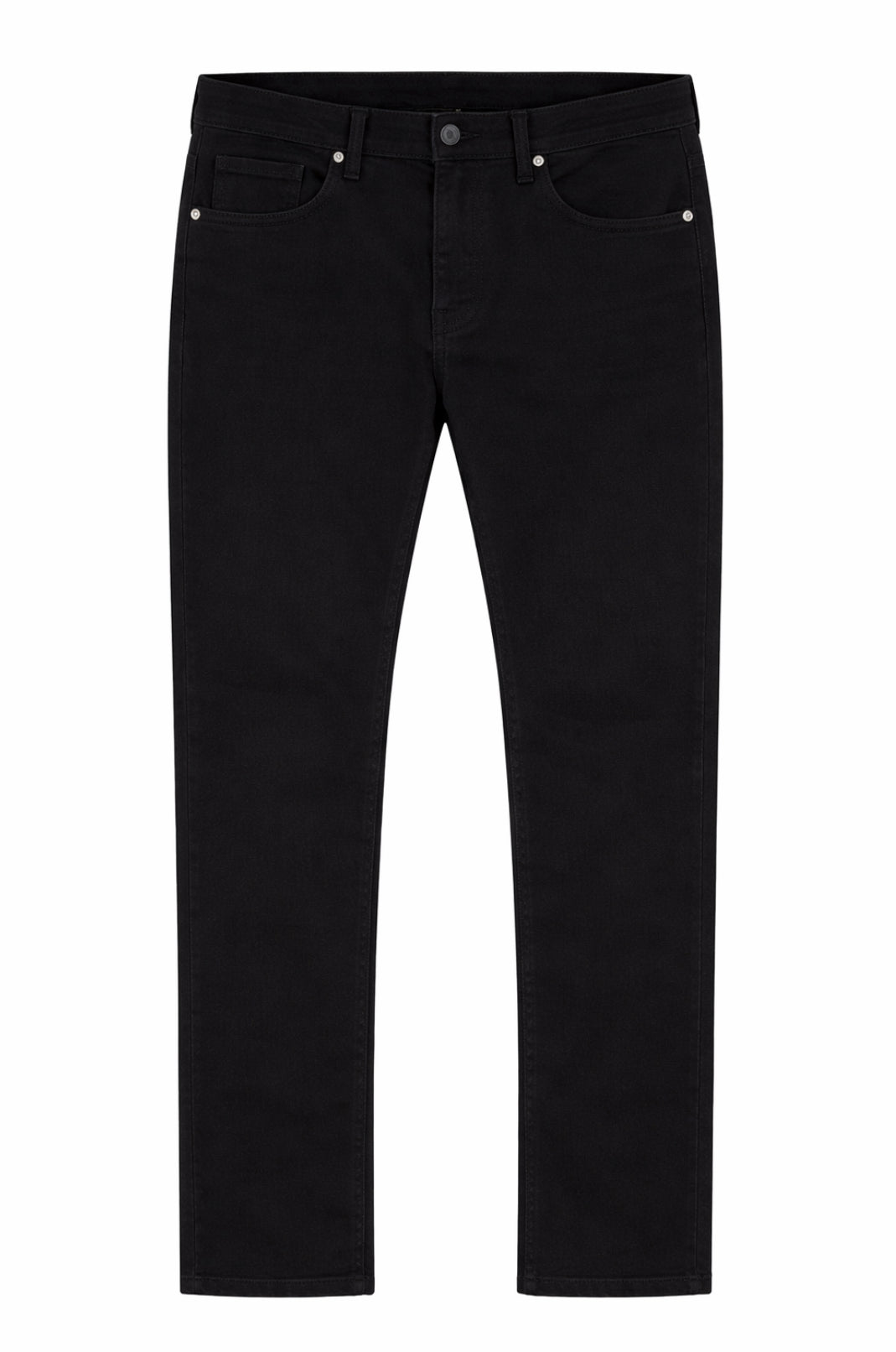 Mens Black Regular Fit Jeans