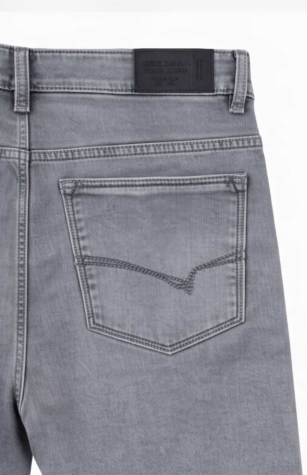 Mens Grey Regular Fit Jeans