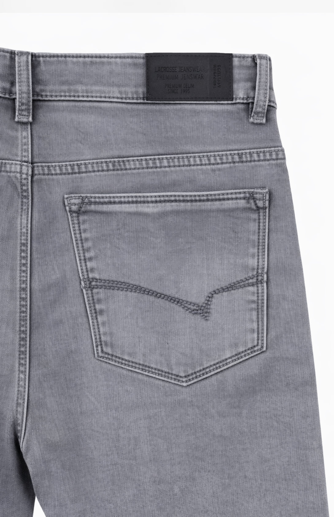 Mens Grey Regular Fit Jeans