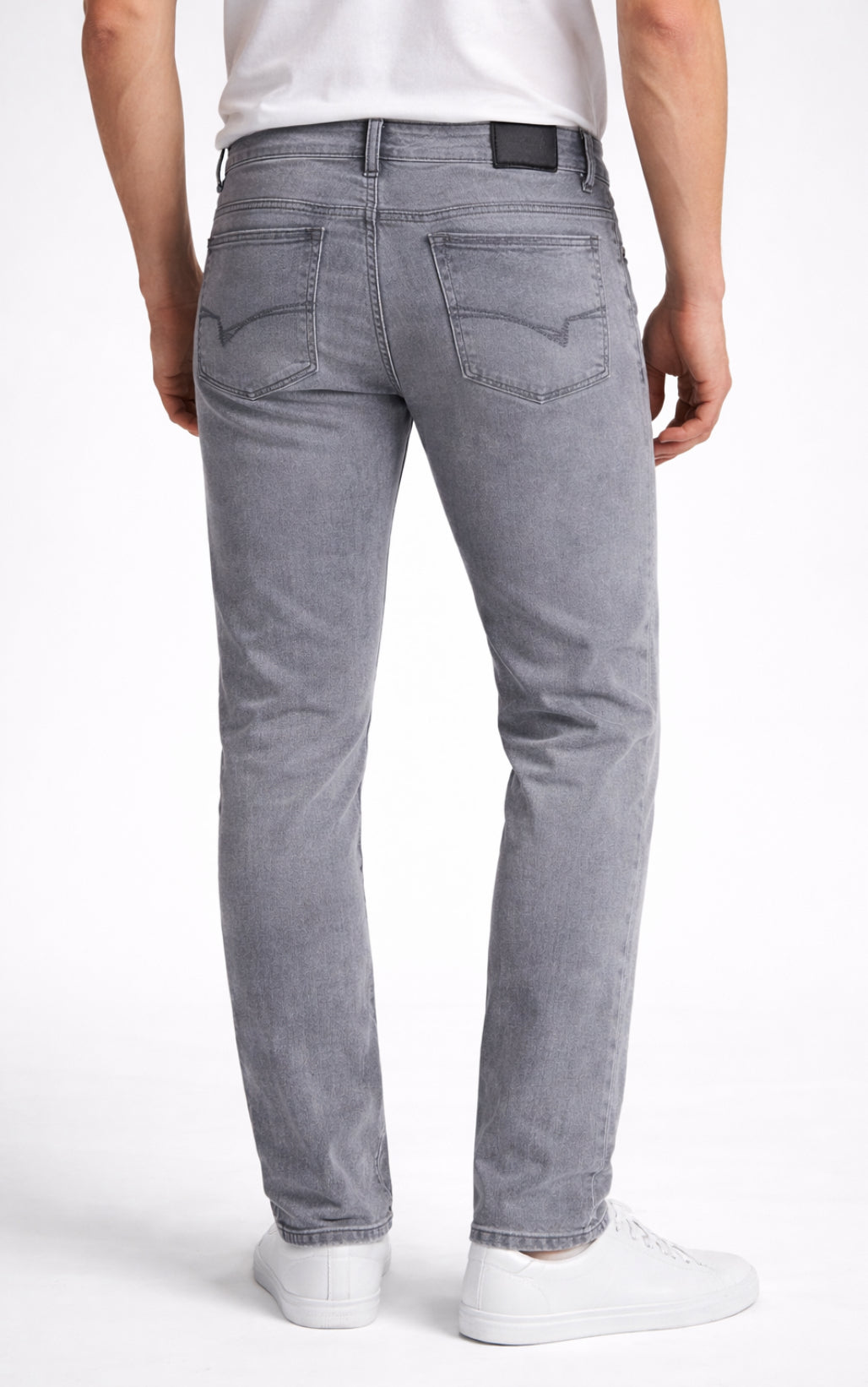 Mens Grey Regular Fit Jeans