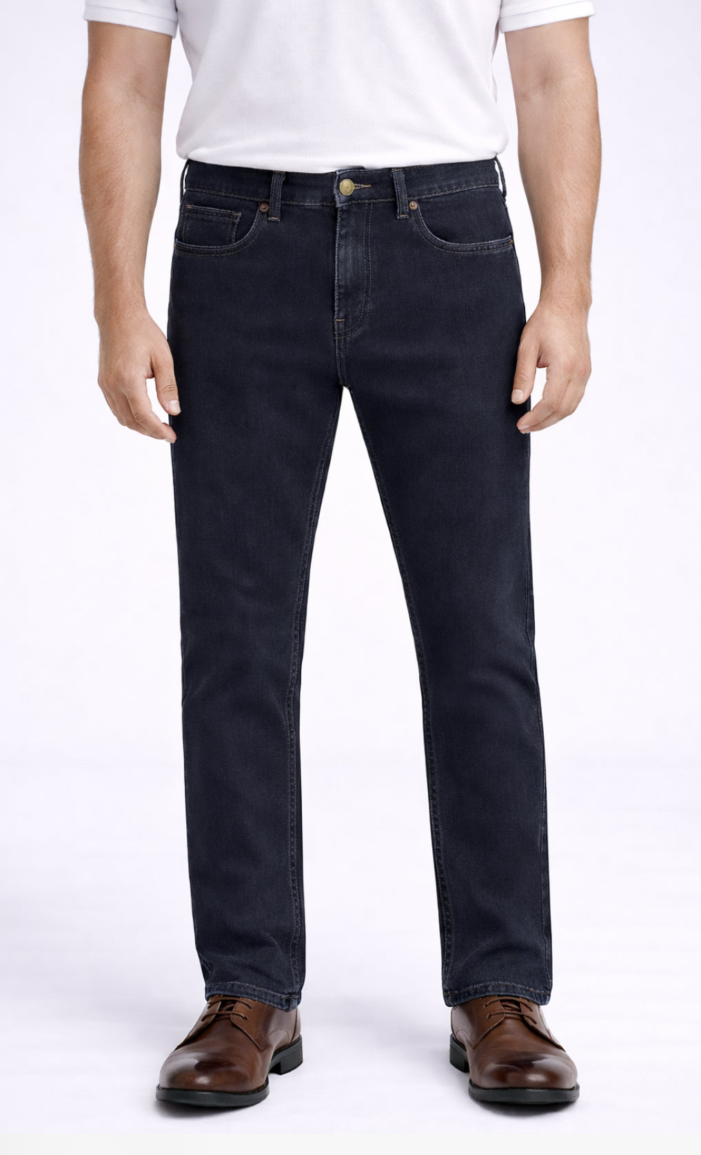 Mens charcoal Regular Fit Jeans