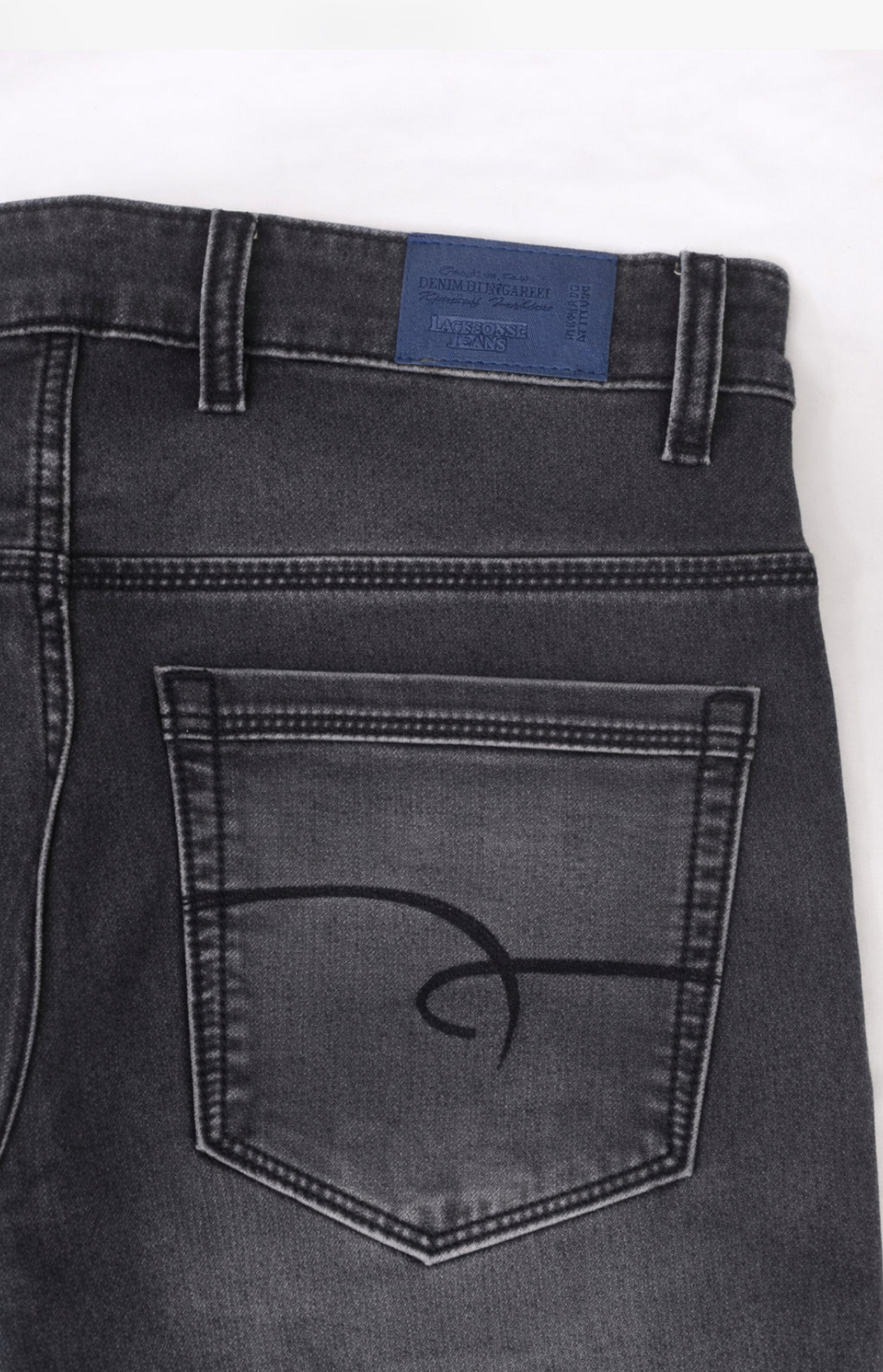 Mens Grey Regular Fit Jeans