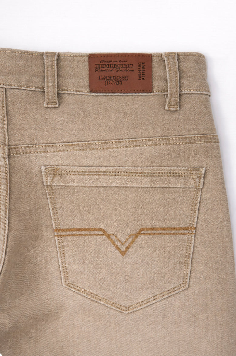 Mens Beige Jeans