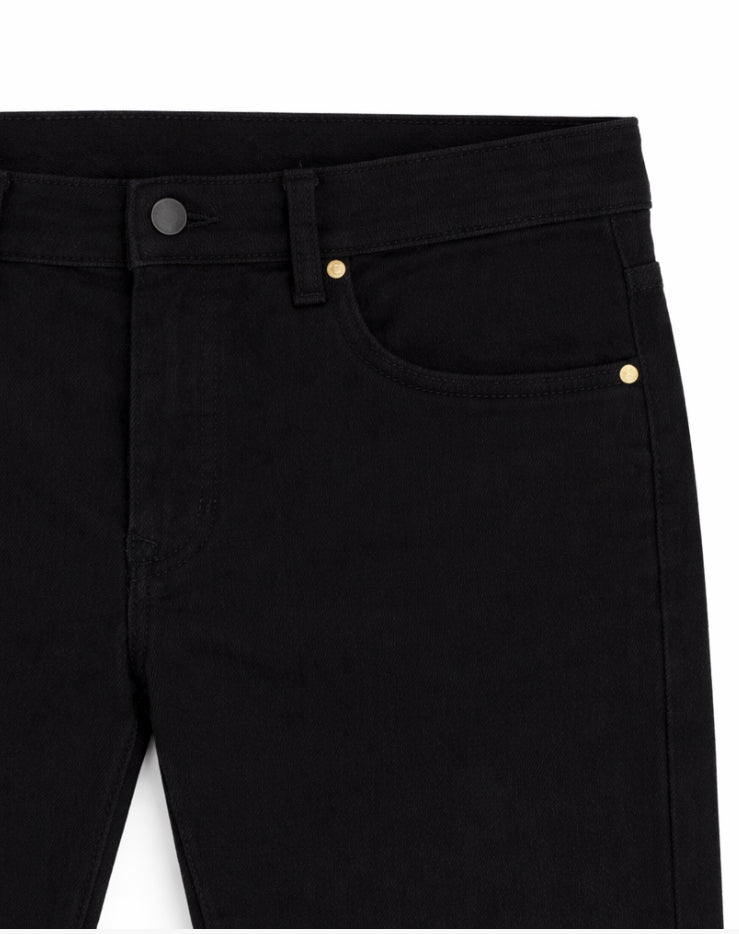 Mens Black Regular Fit Jeans