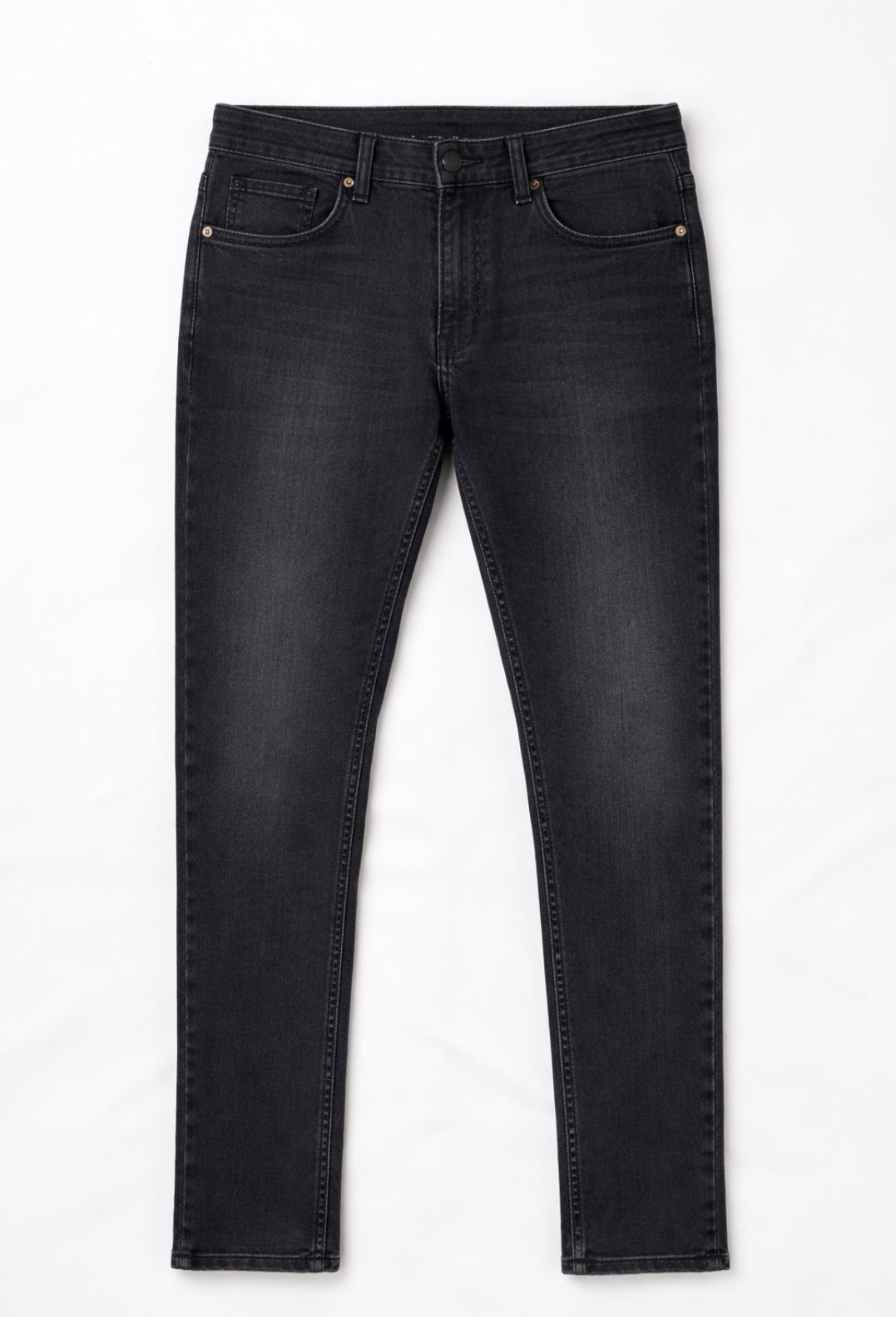 Mens Black Regular Fit Jeans