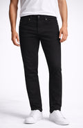 Mens Black Regular Fit Jeans